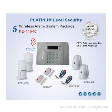 CE-certificate Wireless GSM Home Alarm System for Personal Use